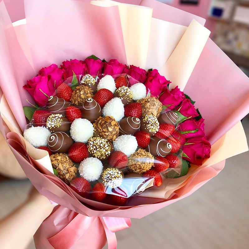 Букет из клубники Сладостное утро