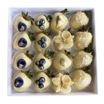 Набор клубники в шоколаде Мраморная удача